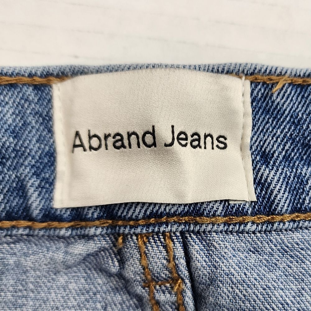 Jean Skirt Abrand Denim Maxi Denim Skirt Sylvie Light Wash Blue Slit size 29 - Picture 12 of 14